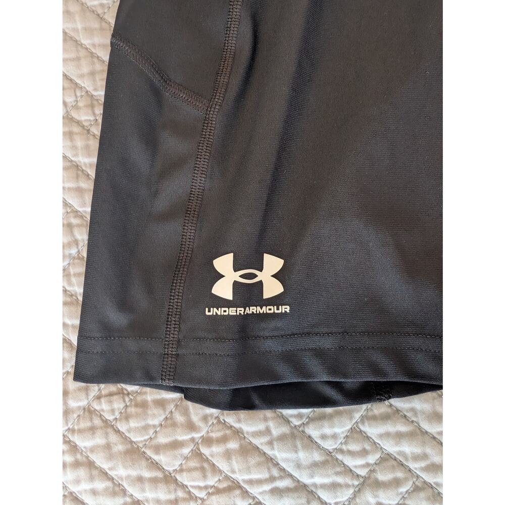 NWT Under Armour Men's Size XL Black HeatGear 9" Compression Shorts (0880) - Picture 5 of 12
